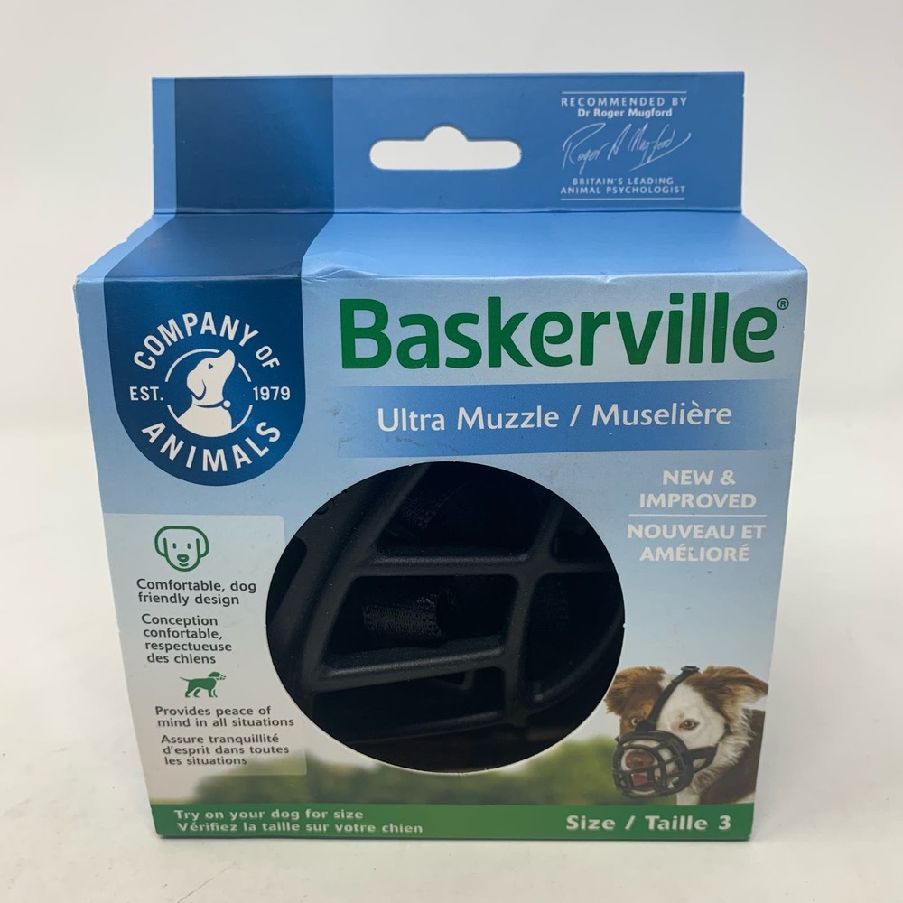 Baskerville Ultra Muzzle for Dogs  Size 3
